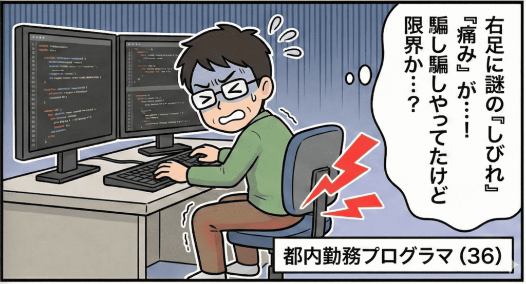 【ヘルニア闘病記】【悲報】36歳プログラマ、腰椎L4・L5のバグにより坐骨神経痛デビュー。 1