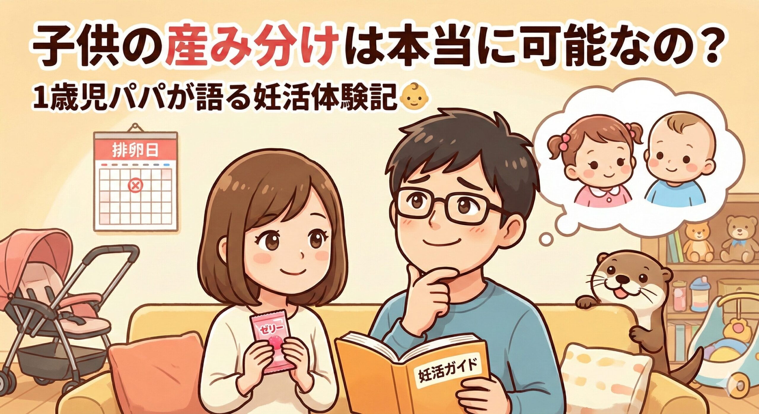 子供の産み分けは本当に可能なの？1歳児パパが語る妊活体験記👶