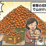 【収穫祭】親戚総出で「柿採り」初参戦！✂️ 4